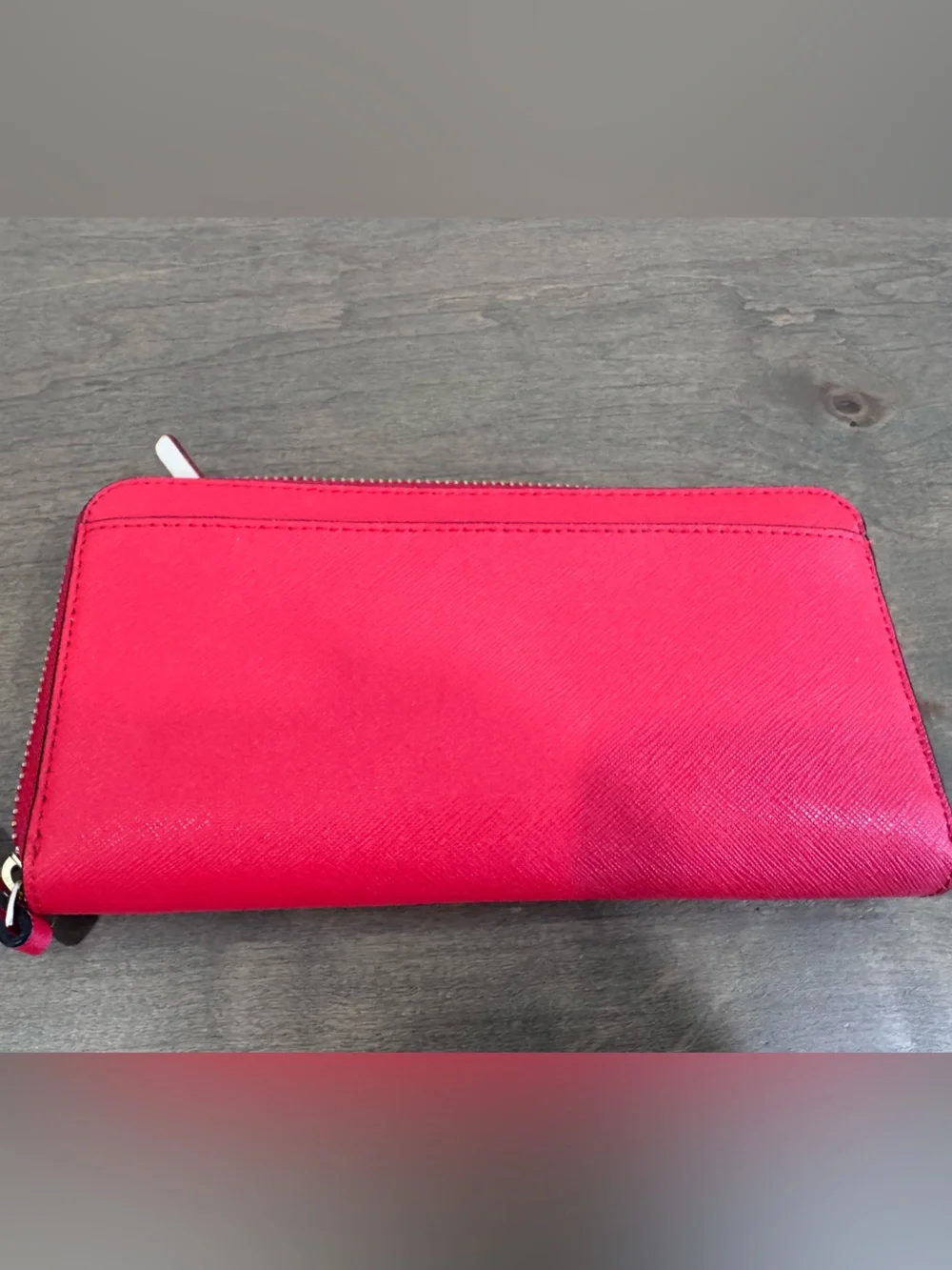 kate spade Bright red Zip-Around Wristlet Wallet